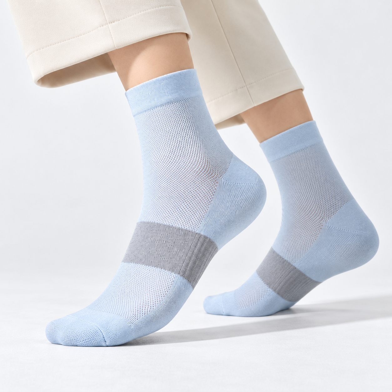 360° Airflow Ankle Length Socks - Blue