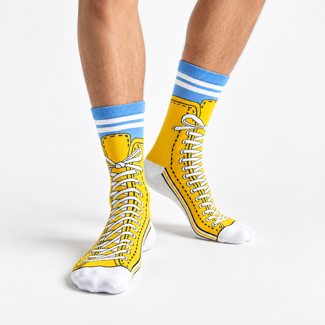 Shoe Style Socks Edition - YELLOW