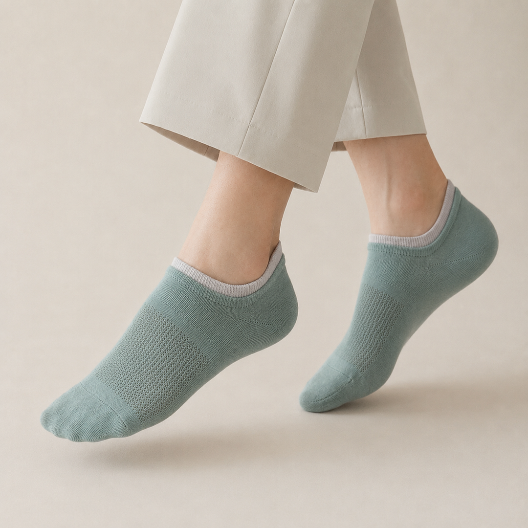 Premium Double Elastic Socks - MINT