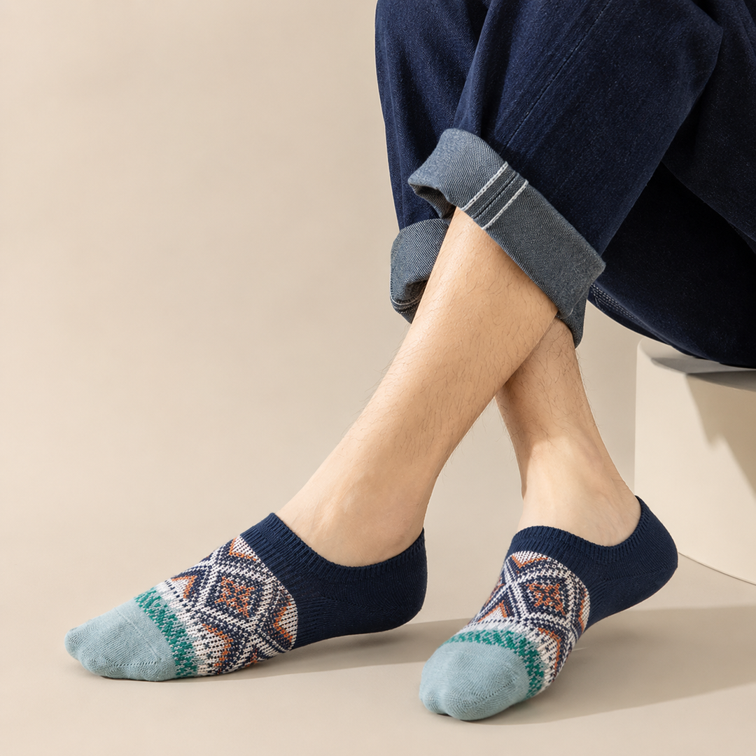 Elite Loafer Designer Socks Edition - BLUE