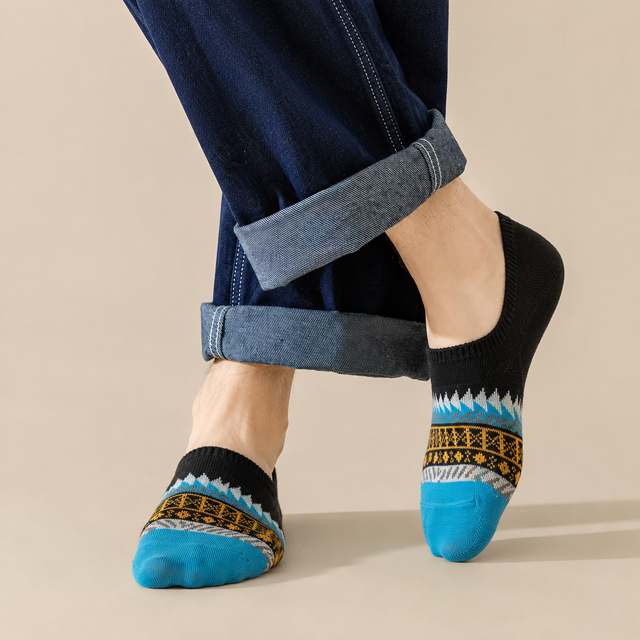 Elite Loafer Designer Socks Edition - BLACK