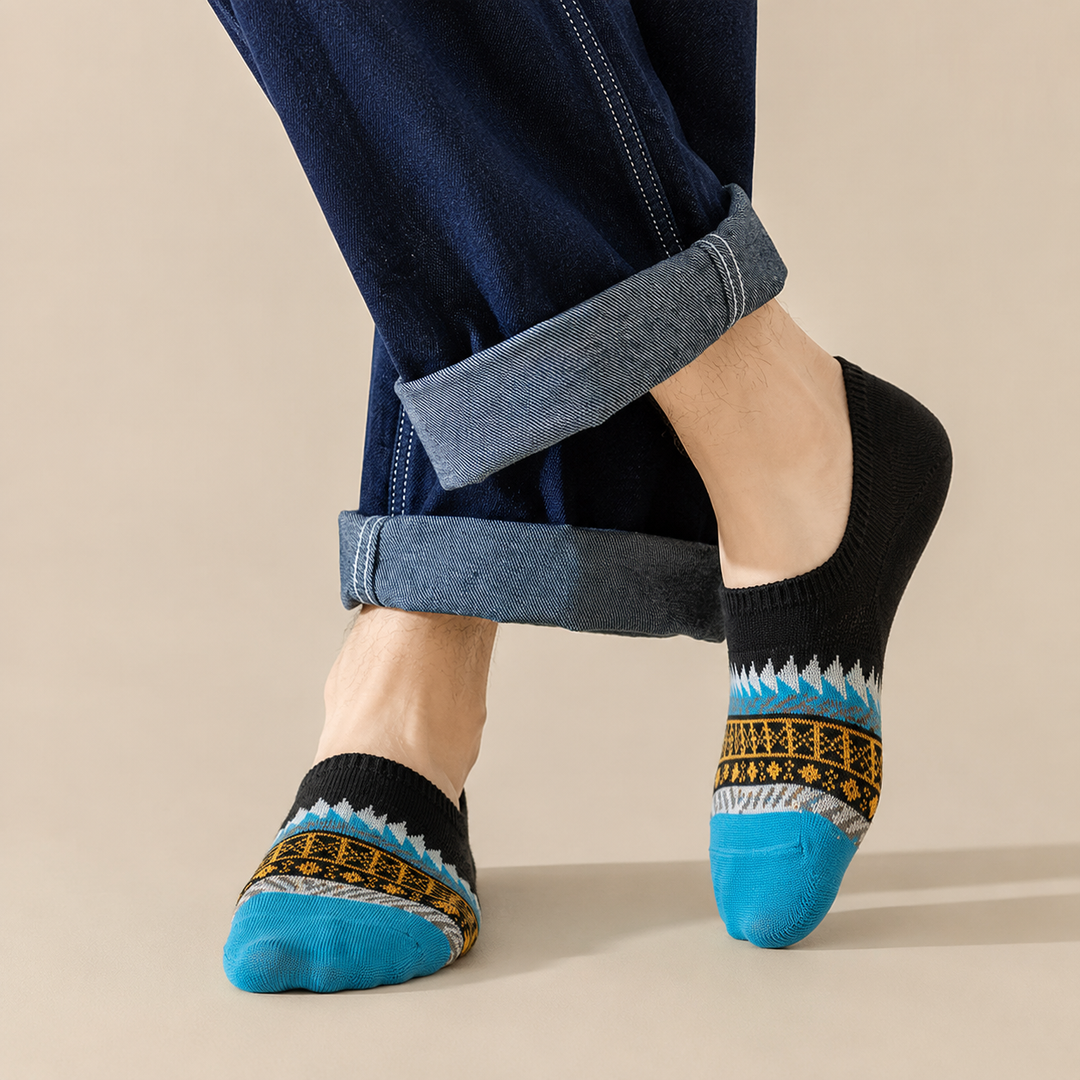 Elite Loafer Designer Socks Edition - BLACK