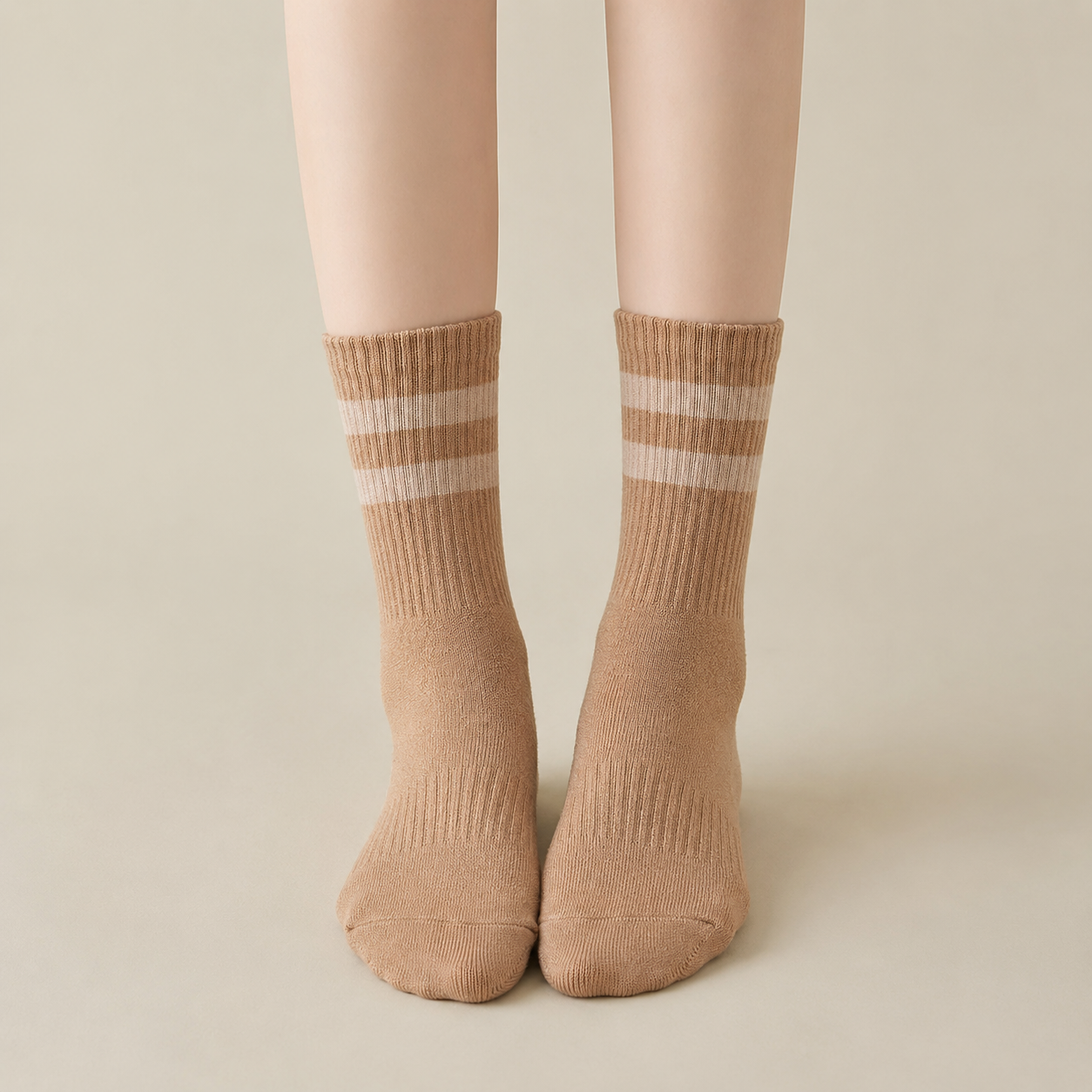 Classic Daily Socks Edition - LIGHT BROWN