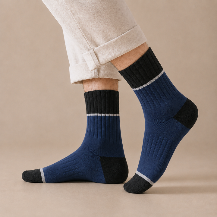 Casual Striped Cotton Socks Edition