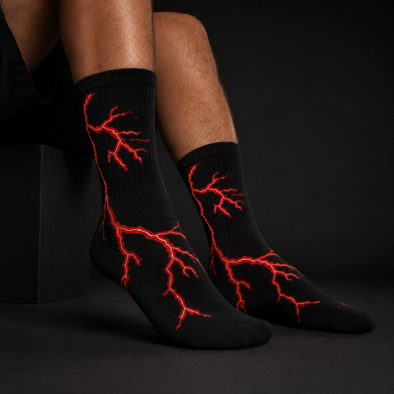 Lightning Socks Edition - RED