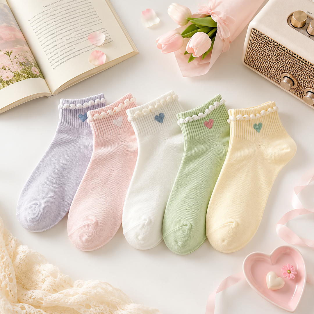 Cute Heart Edition Women Socks
