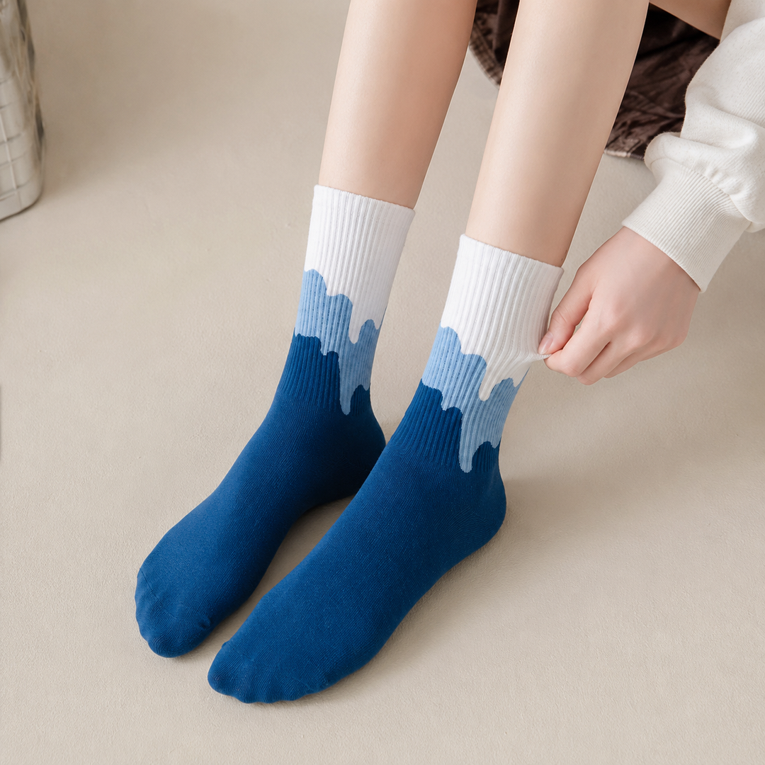 Drip Wave Edition Cotton Socks