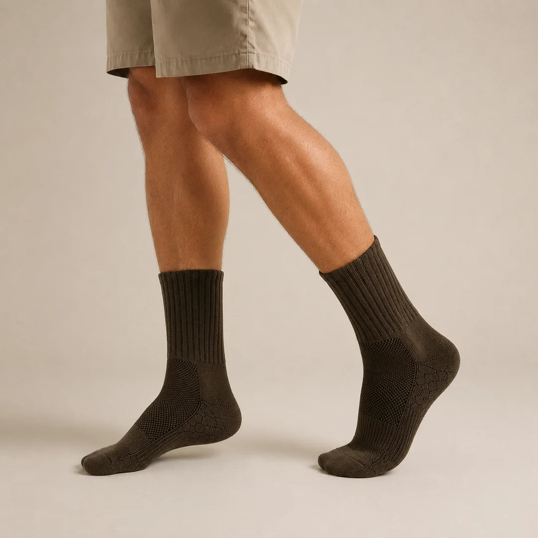 Core Comfort Ankle Socks Edition - BROWN