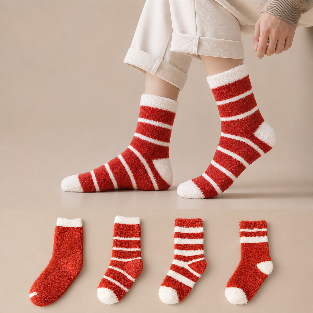 Red Velvet Soft Socks Edition