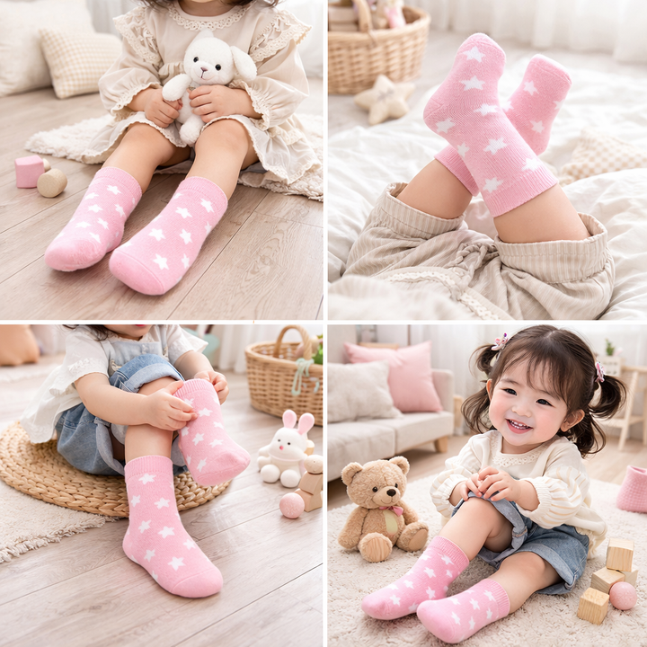 Pink Petals Edition Kids Socks